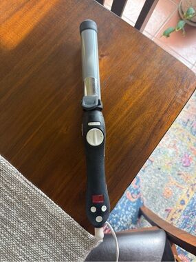 The Beachwaver Co. Curling Iron in Black and Silver
